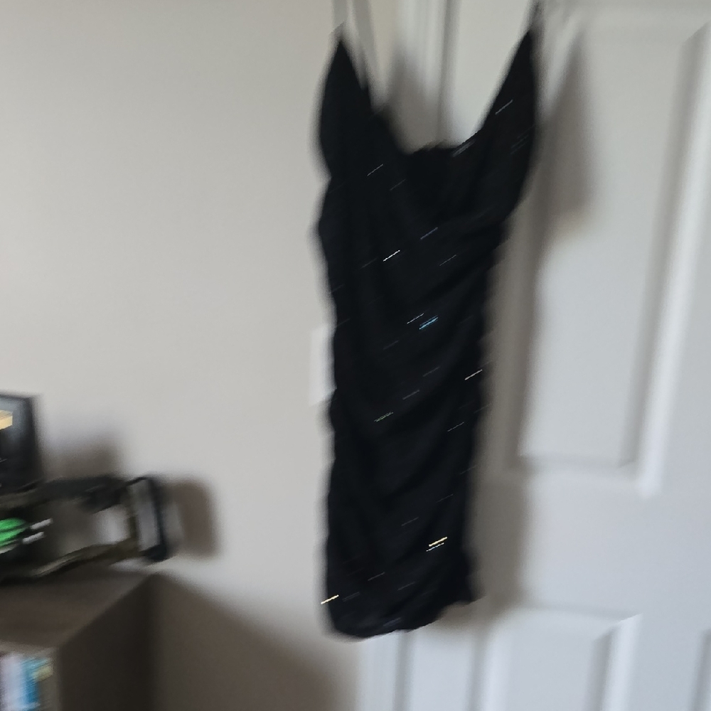 Windsor Black Glitter Dress